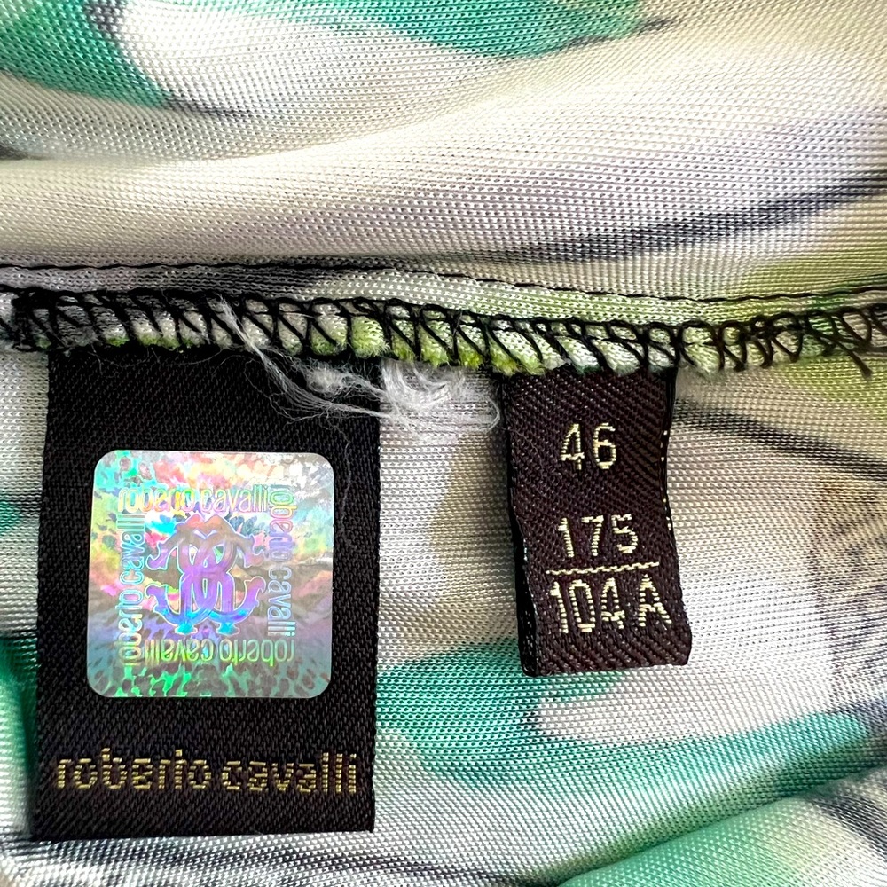 Dramatic Roberto Cavalli One Shoulder Kimono Slee… - image 6